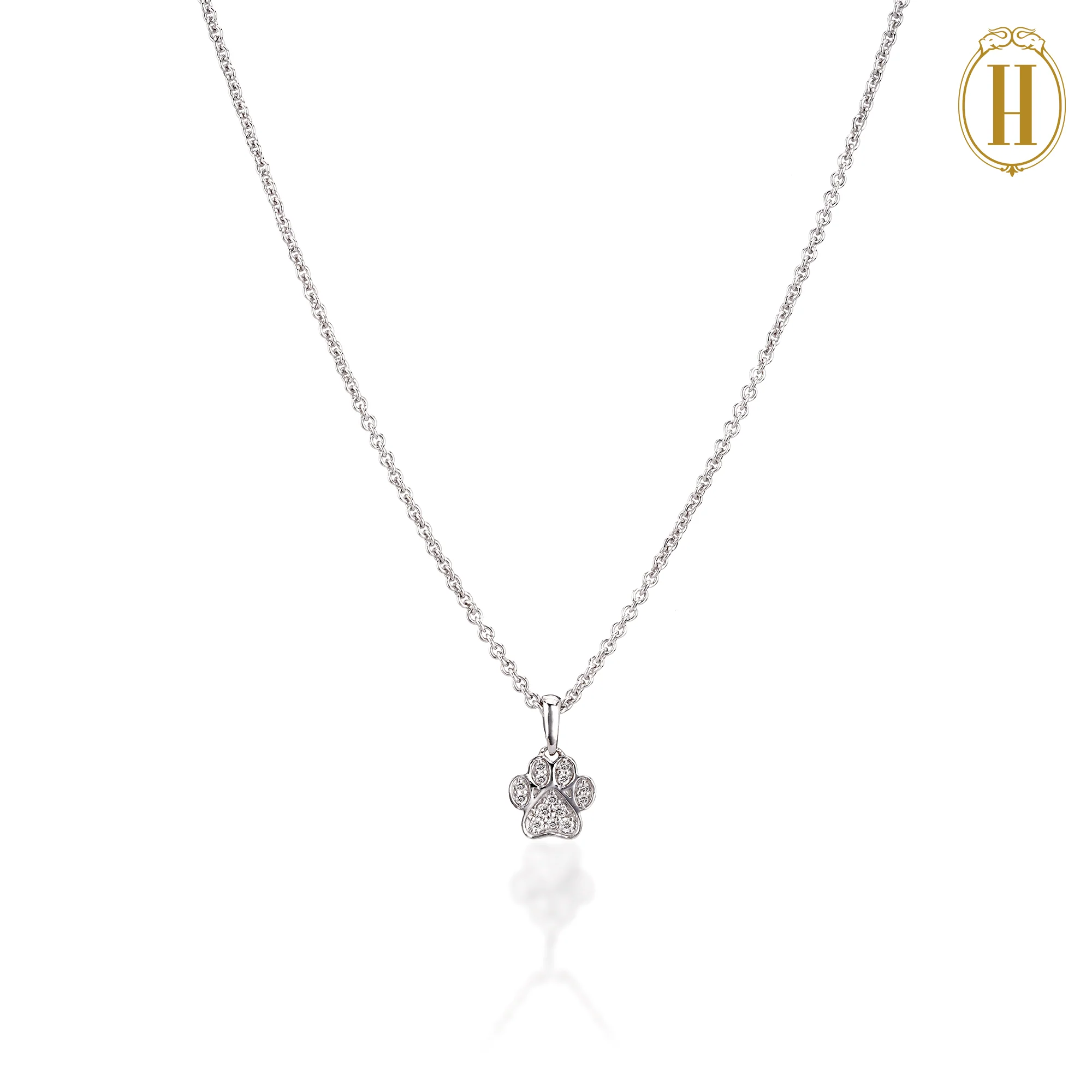 Zoori Diamond Paw Pendant - Image 3